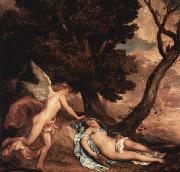 Anthony Van Dyck Amor and Psyche, oil painting artist